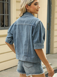 Comfortable Oversized Denim Jacket for Plus Size - Layered Look