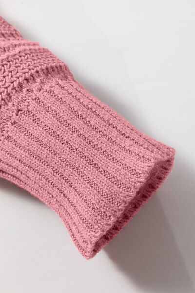 Women's lacy openwork knit hoodie with drawstring hood long sleeve sweater casual boho chic top for fall layering