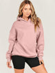 Dropped Shoulder Long Sleeve Hoodie Trandify Deal