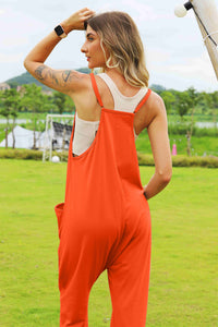 Double Take Full Size Sleeveless V-Neck Pocketed Jumpsuit Trandify deal