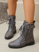 PU Leather Lace-Up Boots Trandify deal