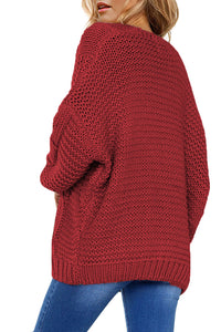 Cable-Knit Open Front Cardigan Trandify Deal