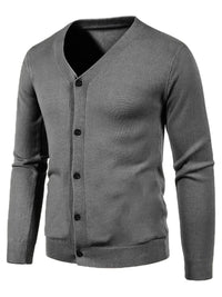Stylish Oversized Men’s Cardigan – Soft Layering Sweater for Fall