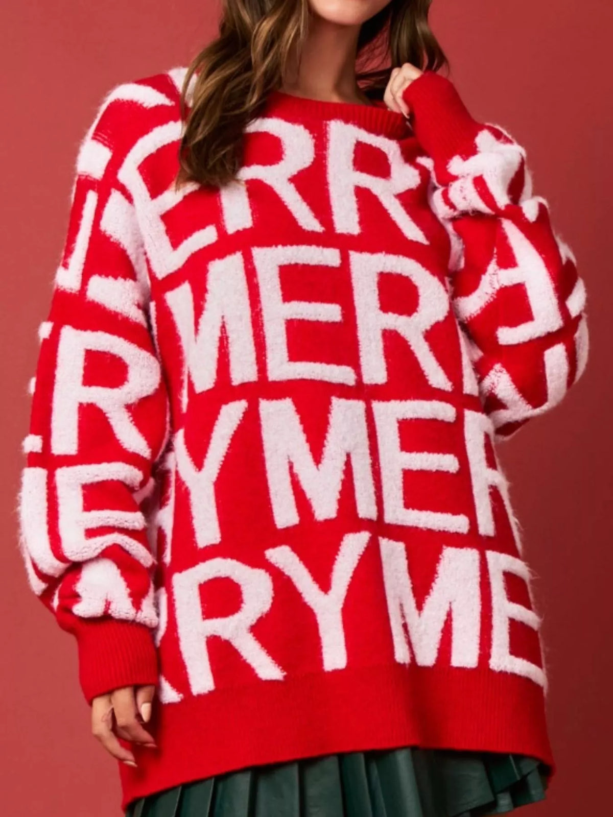 Women's Ugly Christmas Sweater | Oversized Festive Holiday Pullover