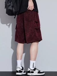 Men's Plus Size Athletic Shorts with Pockets - Loose Fit