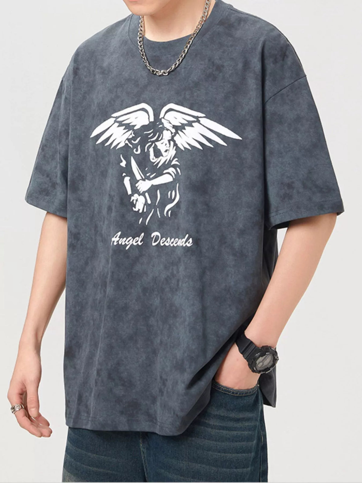 Men's Plus Size Graphic T-Shirt | 100% Cotton Oversized Tee