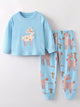 Unicorn Pajama Set for Girls - Long Sleeve Top & Pants
