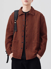 Men's Plus Size Button Up Shirt - Relaxed Fit Long Sleeve Oversized