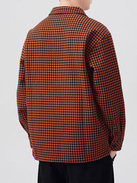 Men's Plus Size Button Up Shirt - Relaxed Fit Long Sleeve Oversized