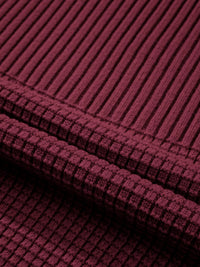 Women's Textured Knit Sweater - Waffle Crewneck