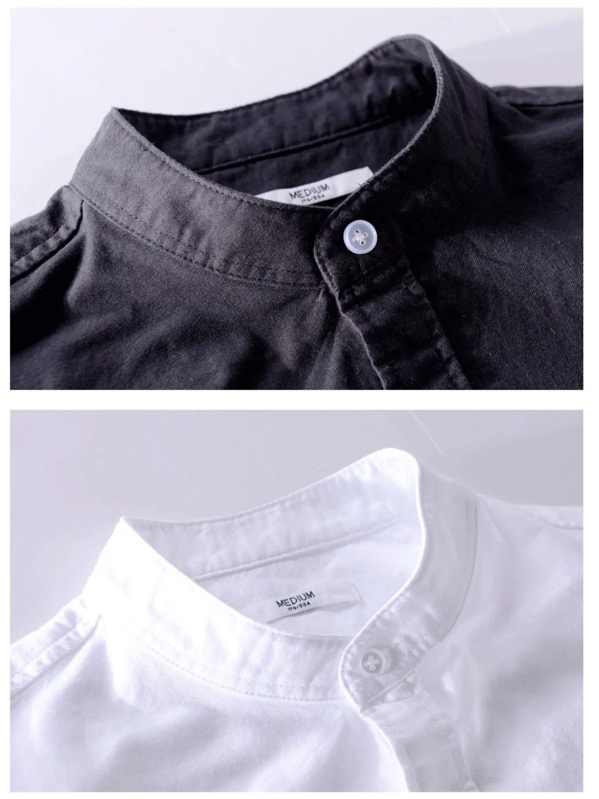 Plus size men’s button-up long sleeve shirt in slim fit for office and casual wear