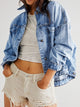 Pocketed Button Up Denim Jacket Trandify Deal