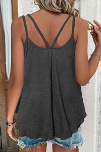 Scoop Neck Double-Strap Cami Trandify deal