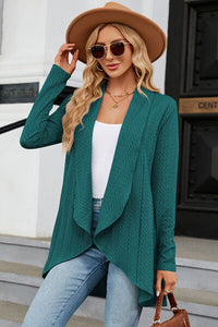Open Front Long Sleeve Cardigan Trandify deal