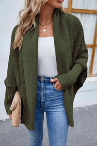 Open Front Long Sleeve Cardigan Trandify deal