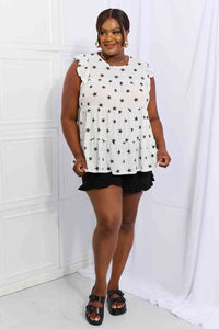 Heimish Shine Bright Full Size Butterfly Sleeve Star Print Top Trandify deal