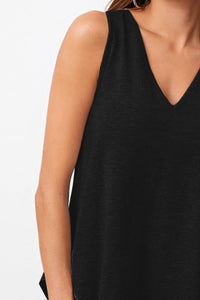 V-Neck Wide Strap Tank Trandify deal