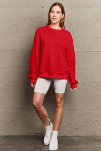 Simply Love Full Size IF I'M TOO MUCH THEN GO FIND LESS Round Neck Sweatshirt Trandify deal