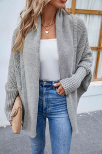 Open Front Long Sleeve Cardigan Trandify deal