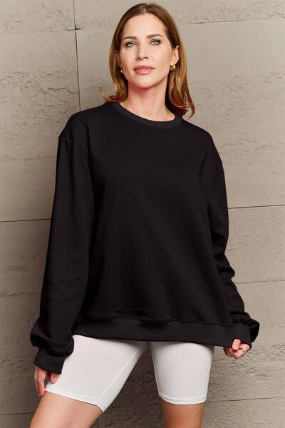 Simply Love Full Size IF I'M TOO MUCH THEN GO FIND LESS Round Neck Sweatshirt Trandify deal