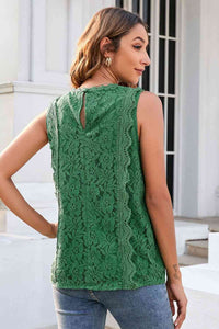 Lace V-Neck Tank Trandify deal