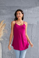 Full Size Spaghetti Strap V-Neck Flowy Tunic Cami Trandify deal