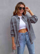 Distressed Drop Shoulder Denim Jacket - Trandify Deal