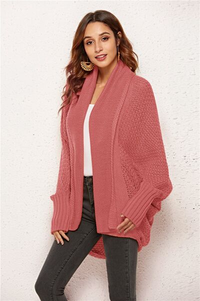 Angel Wings Open Front Batwing Sleeve Cardigan Trandify deal
