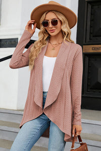Open Front Long Sleeve Cardigan Trandify deal