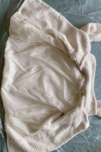 lvy Lane Full Size Lapel Collar Sherpa Coat Trandify deal