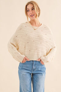 And The Why Dolman Sleeves Sweater Trandify deal