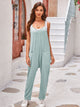 Women’s Lightweight Spaghetti Strap Jumpsuit with Pockets – Trendy Summer Outfit – Trandifydeal