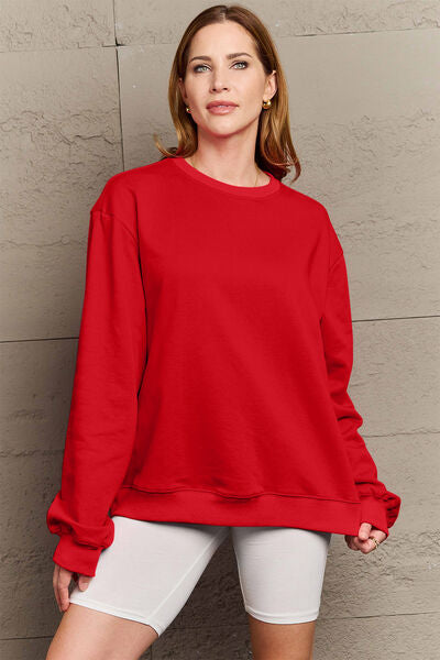 Simply Love Full Size IF I'M TOO MUCH THEN GO FIND LESS Round Neck Sweatshirt Trandify deal