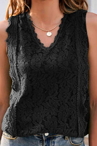 Lace V-Neck Tank Trandify deal