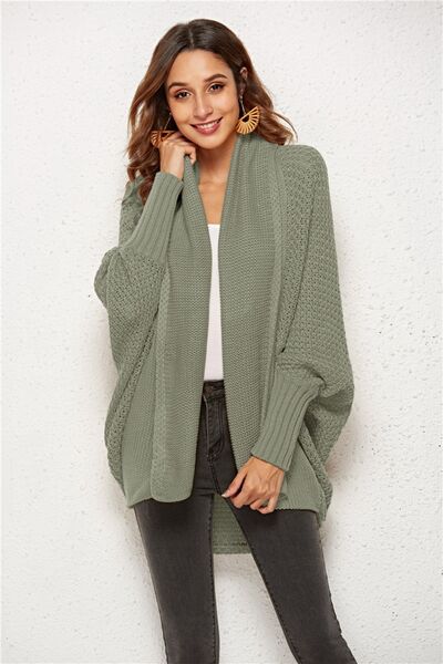 Angel Wings Open Front Batwing Sleeve Cardigan Trandify deal