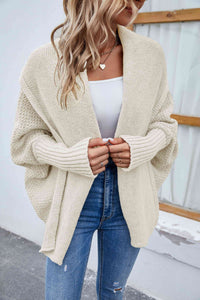 Open Front Long Sleeve Cardigan Trandify deal