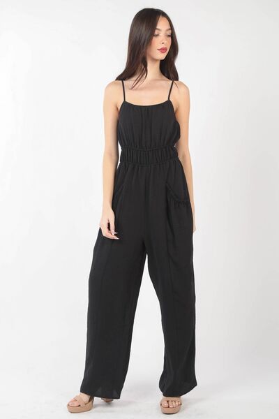 Breathable Woven Jumpsuit for Summer – Casual & Chic Look