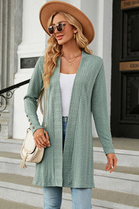 Open Front Long Sleeve Cardigan Trandify deal