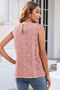 Lace V-Neck Tank Trandify deal