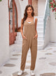 Spaghetti Strap Jumpsuit with Pockets Trandify deal