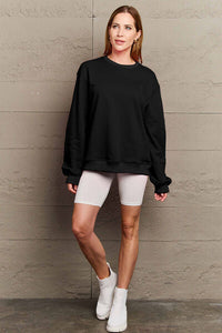 Simply Love Full Size IF I'M TOO MUCH THEN GO FIND LESS Round Neck Sweatshirt Trandify deal