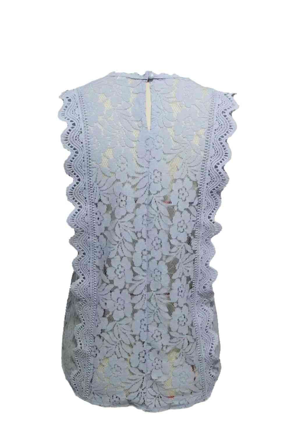 Lace V-Neck Tank Trandify deal