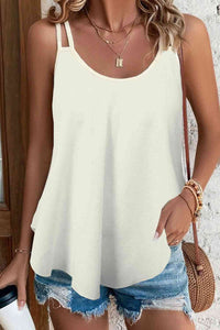 Scoop Neck Double-Strap Cami Trandify deal