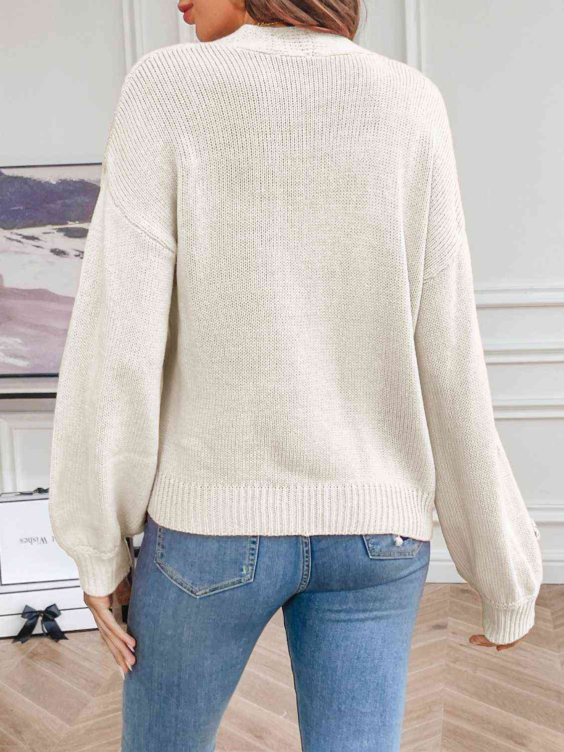 Floral Long Sleeve Open Front Cardigan Trandify deal