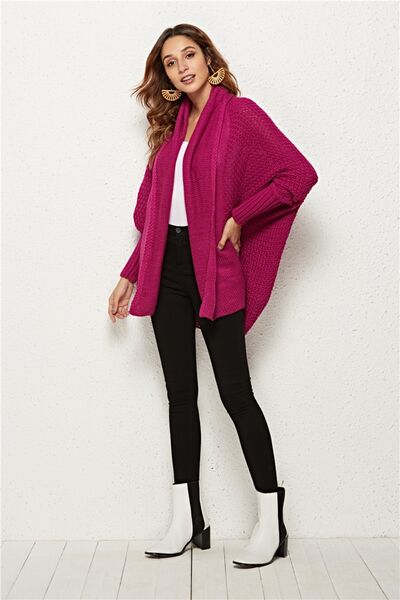 Angel Wings Open Front Batwing Sleeve Cardigan Trandify deal