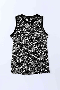 Printed Round Neck Tank - Trandify Deal