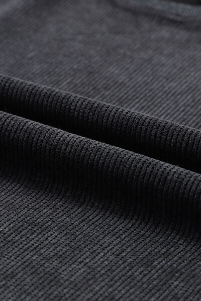 Sequin Candy Cane Round Neck Sweatshirt - Trandify Deal