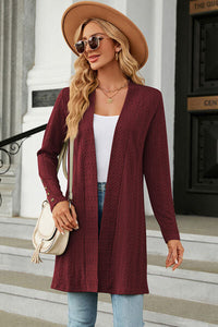 Open Front Long Sleeve Cardigan Trandify deal