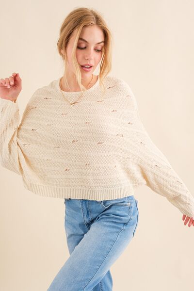 And The Why Dolman Sleeves Sweater Trandify deal