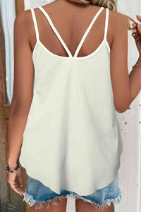 Scoop Neck Double-Strap Cami Trandify deal